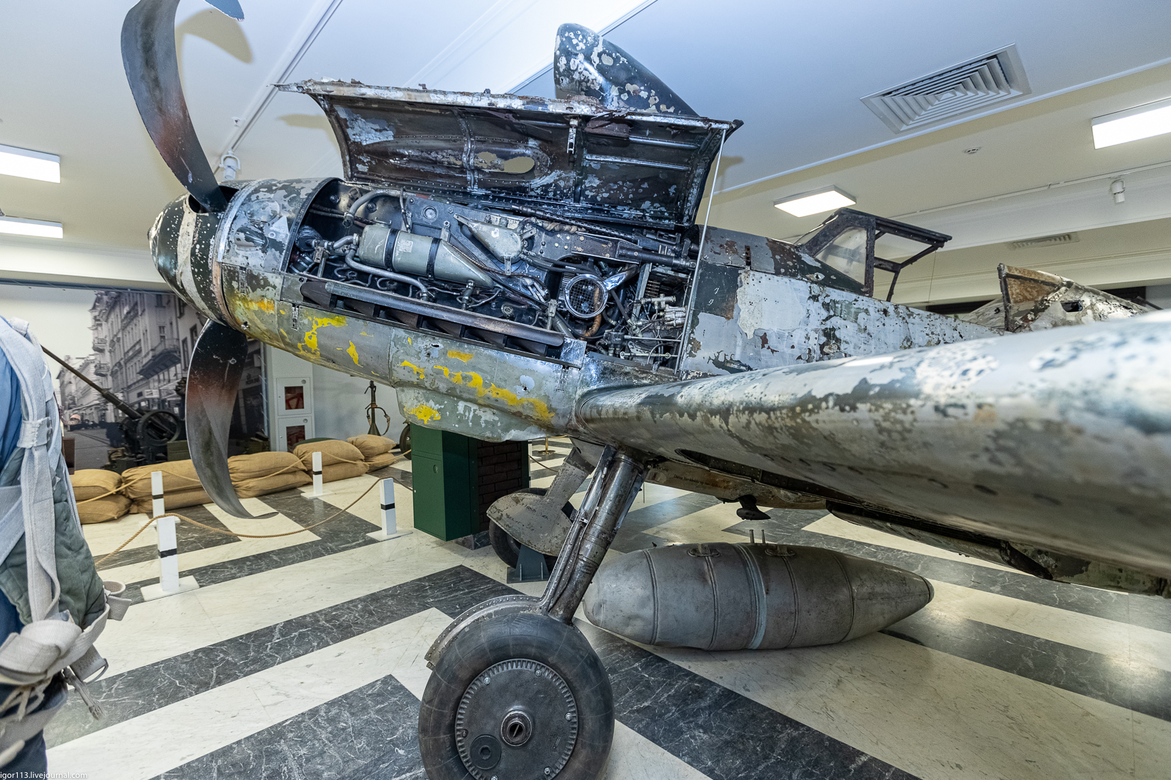 Messerschmitt Bf-109G-2 в музей Задорожного 17 ноября 2020 года. 