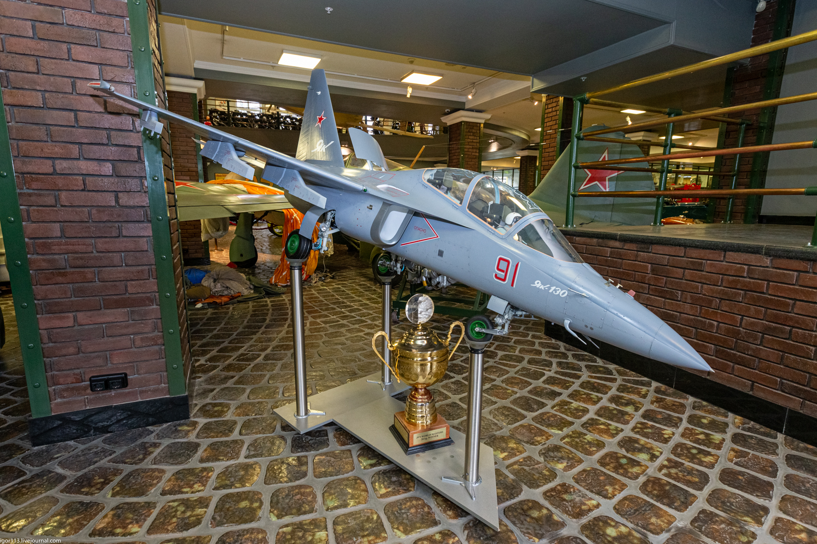 27 апреля 2021 музей техники Задорожного: модель Як-130 и прочее, прочее, 
