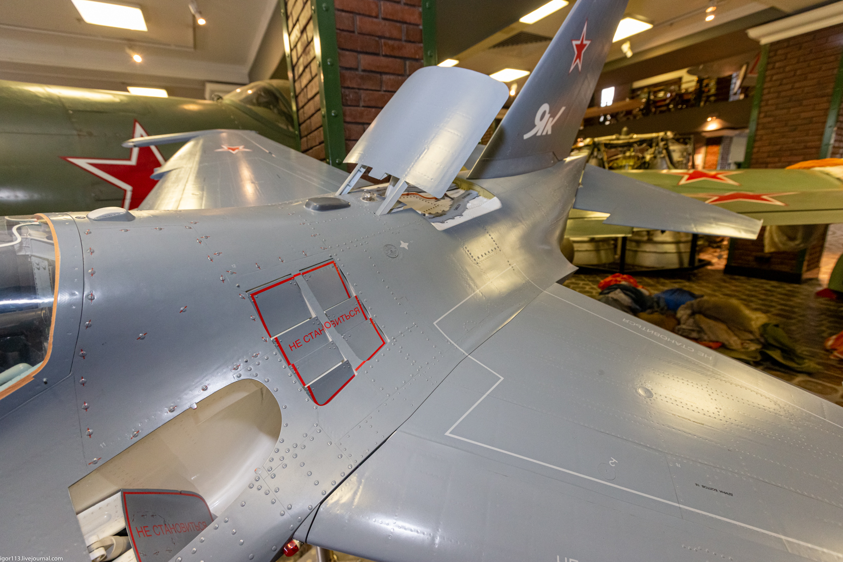 27 апреля 2021 музей техники Задорожного: модель Як-130 и прочее, прочее, 