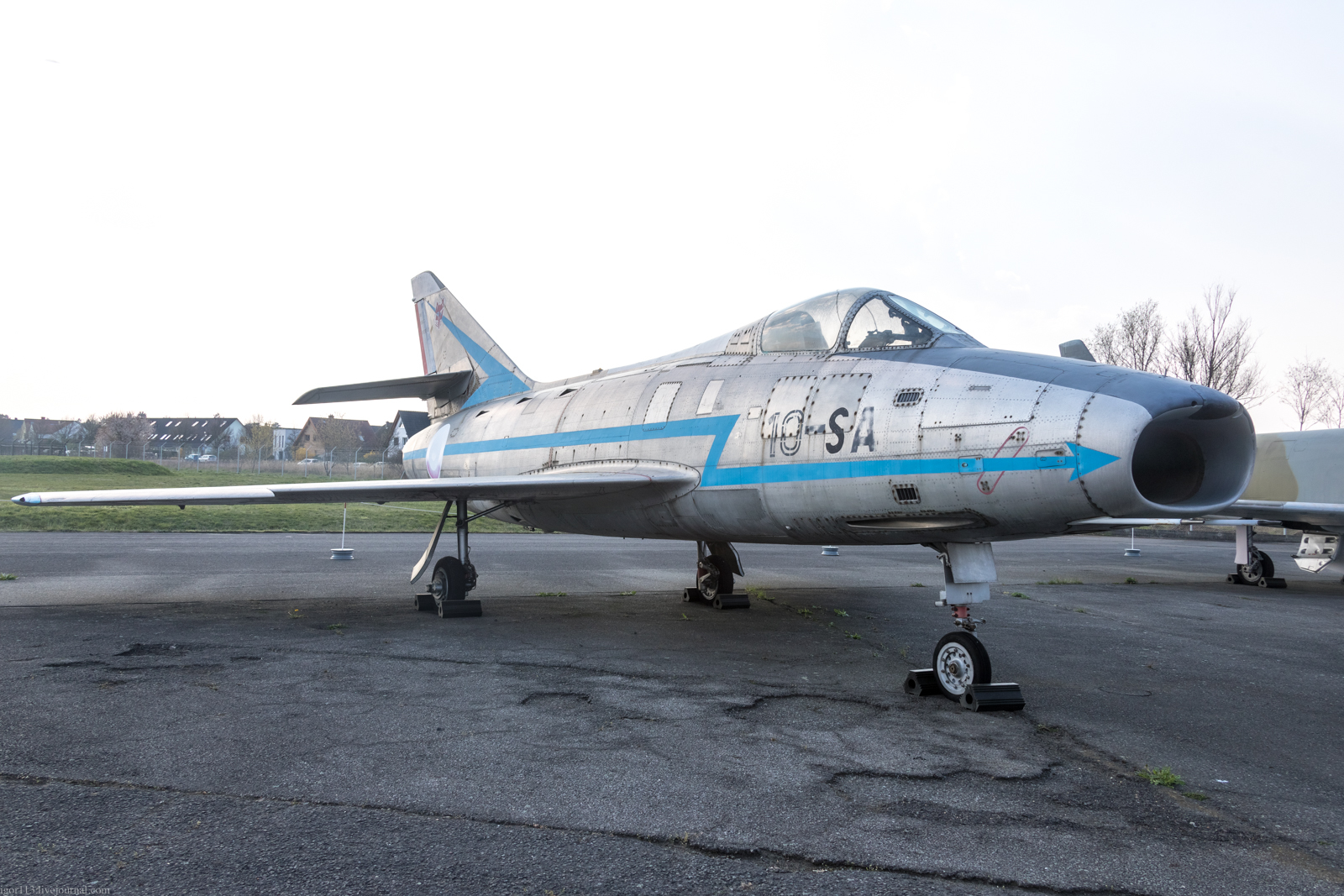 Музей люфтваффе в Берлине дальняя площадка: истребитель-перехватчик Dassault Super Mystere B2