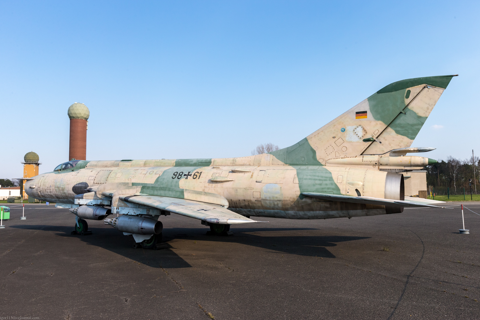 Музей люфтваффе в Берлине дальняя площадка: египетский Су-20 для НАТО. 