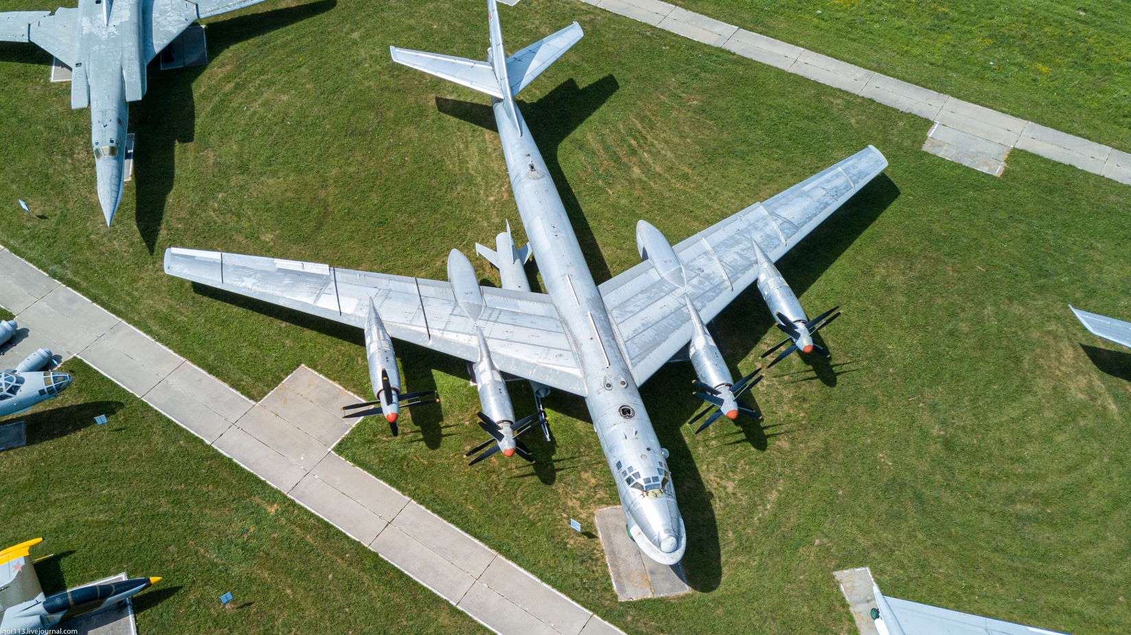 Музей дальней авиации в Дягилево: ракетоносец Ту-95К. 