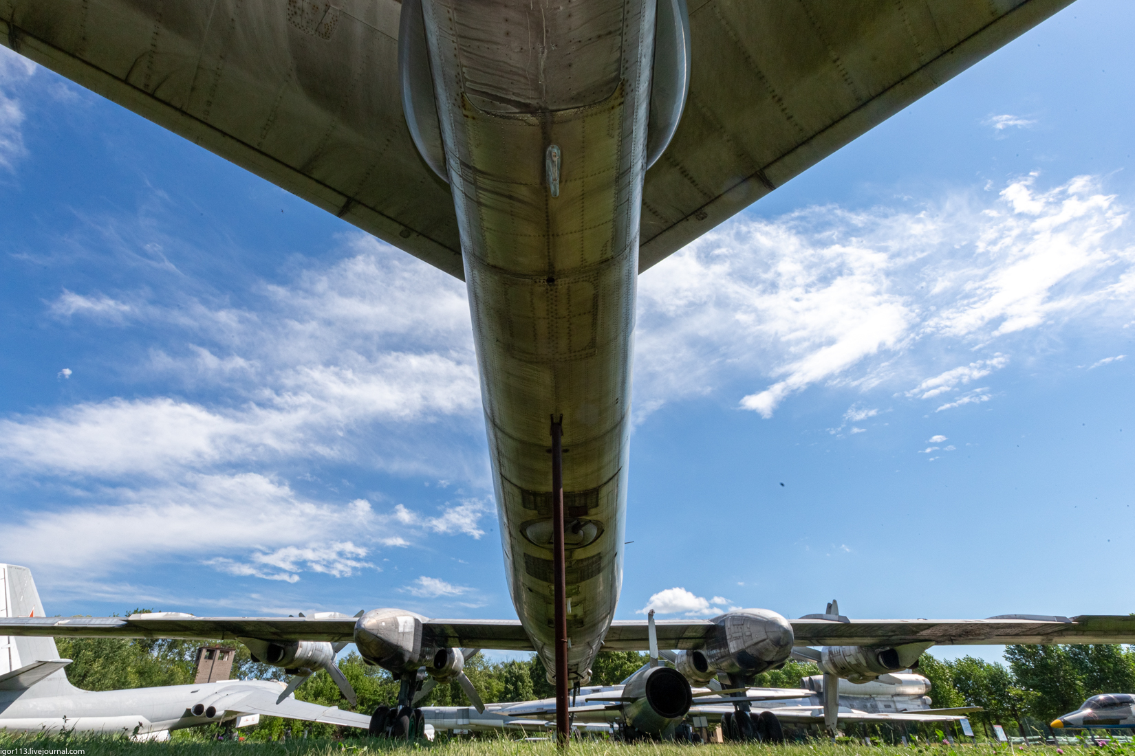 Музей дальней авиации в Дягилево: ракетоносец Ту-95К. 