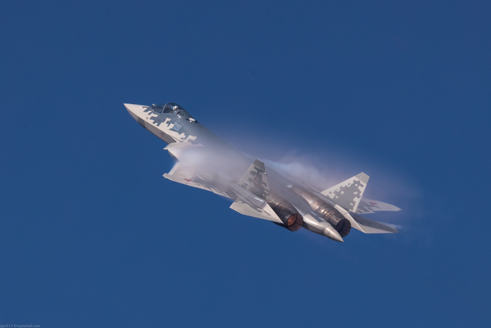 МАКС-2019 010919 ч5-3: демонстрационный полет Су-57.