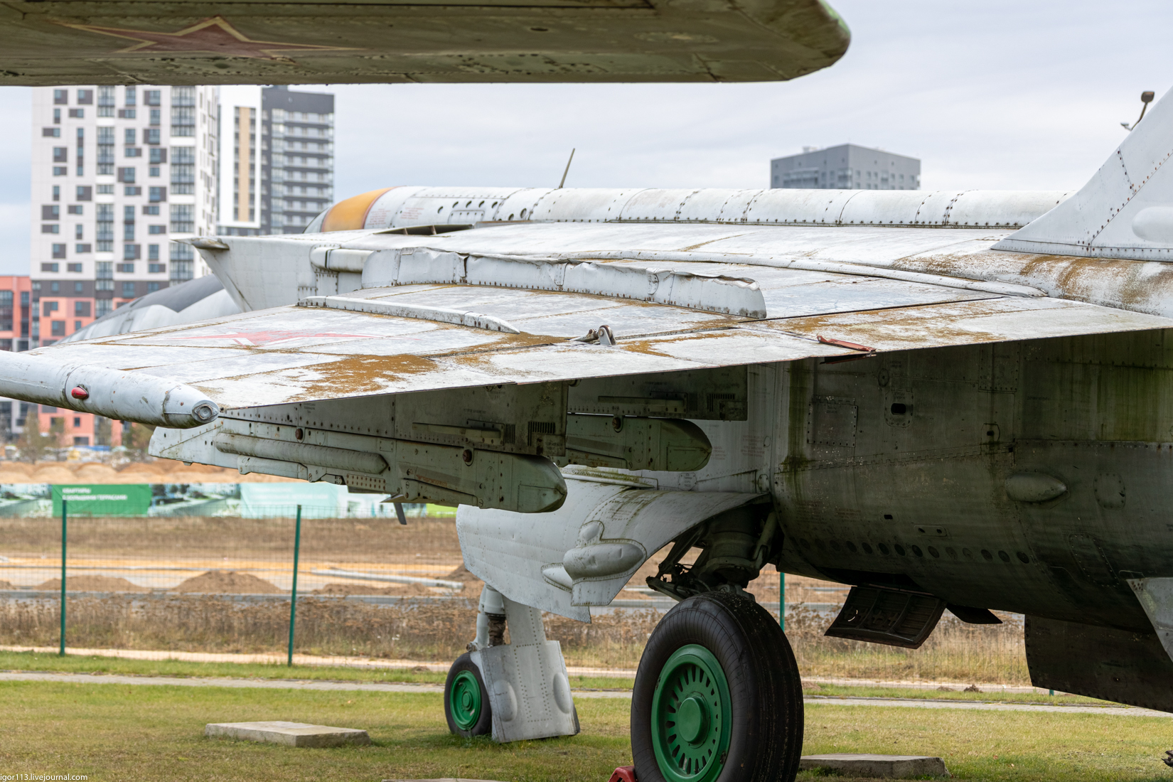 Авиационный музей в Минске ч4-4: истребитель прорыва ПВО МиГ-25БМ. 
