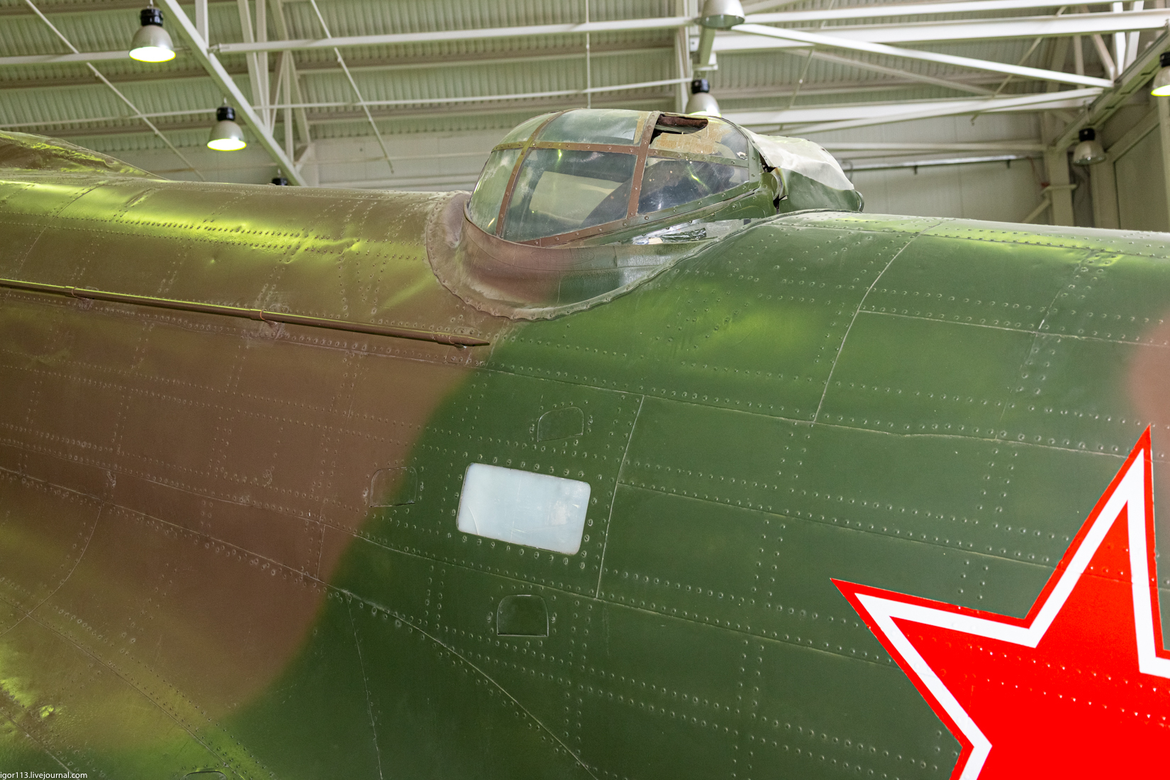 Музей ВВС Монино 030421 зал 2: дальний бомбардировщик ДБ-3(Ил-4). 