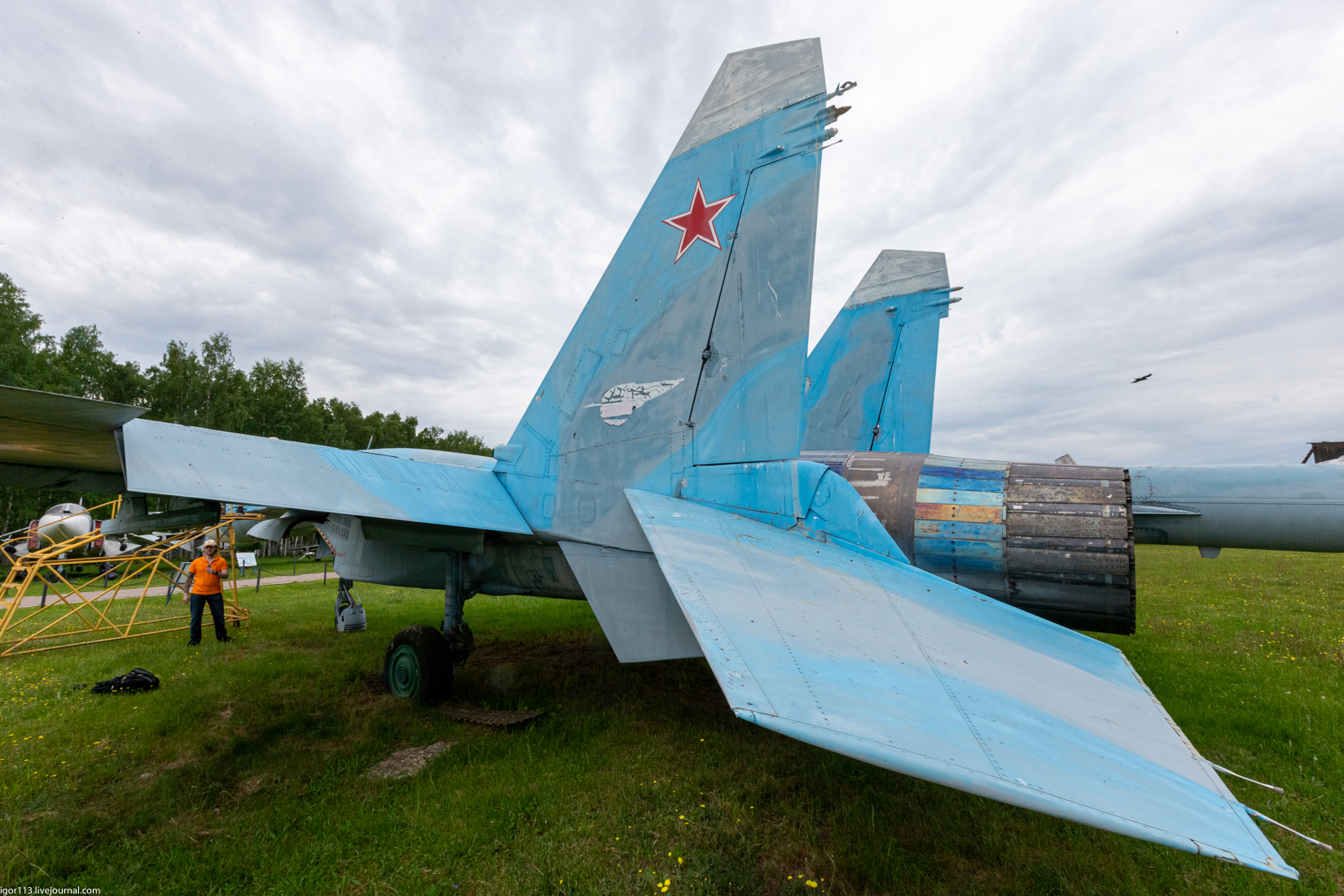 Монино 11 июня 2022 года: прототип Су-27М Т-10М-1. 