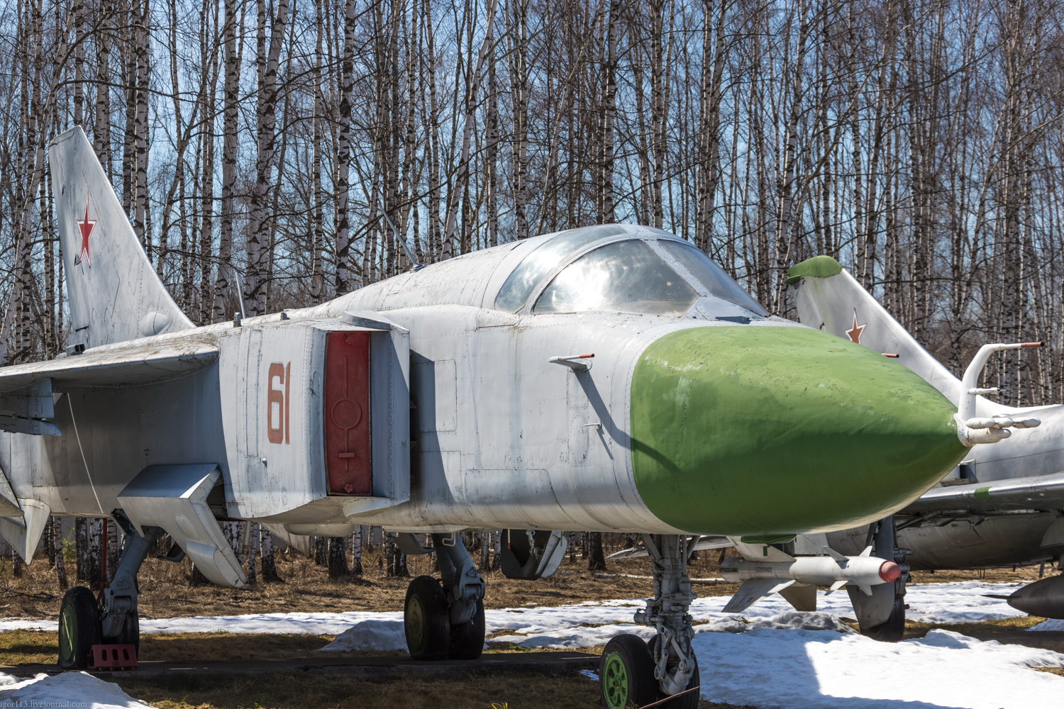 Центральный музей Военно-воздушных сил РФ 2018: прототип Су-24 - экспериментальный Т-6-1.