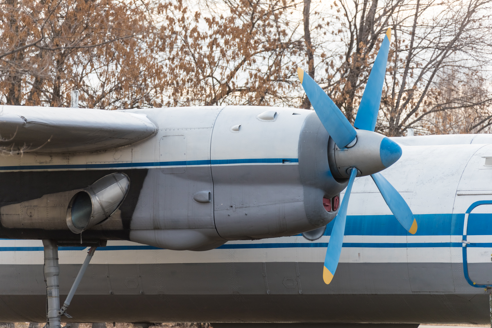 Музей Дальней авиации в Энгельсе: самолеты Ан-24 и Ан-2. 