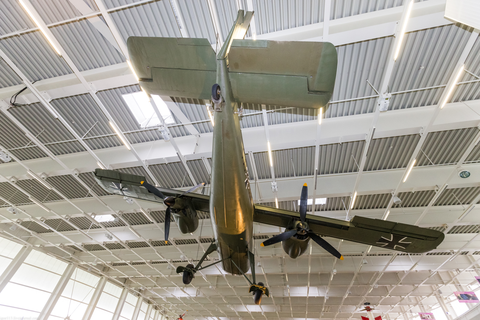 Музей Дорнье: экспериментальный самолёт УВП Do-29. 