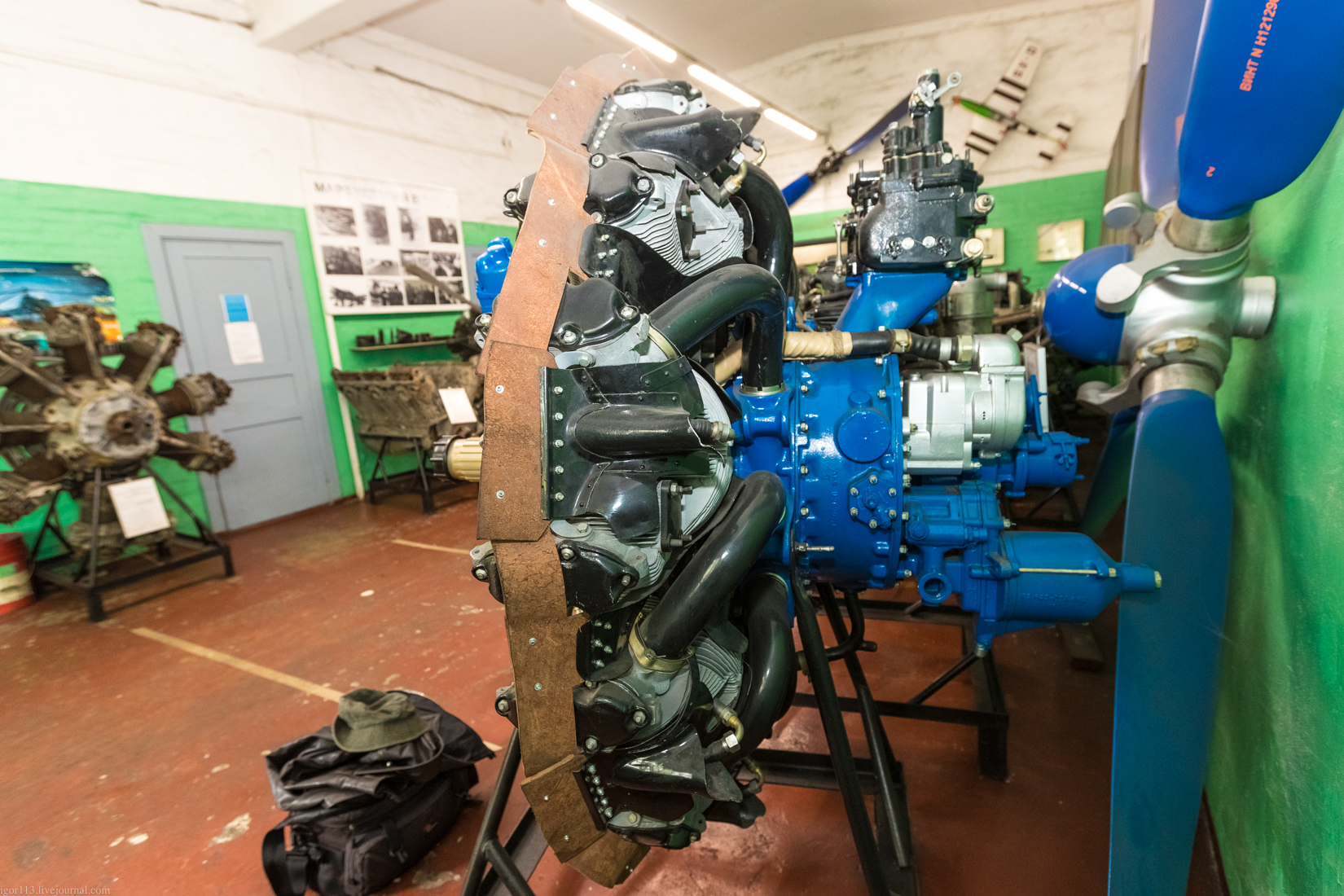 Музей авиационных двигателей на МАРЗ, июнь 2020 года ч1: радиальные. 