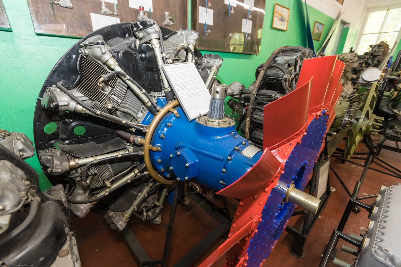 Музей авиационных двигателей на МАРЗ, июнь 2020 года ч1: радиальные. 