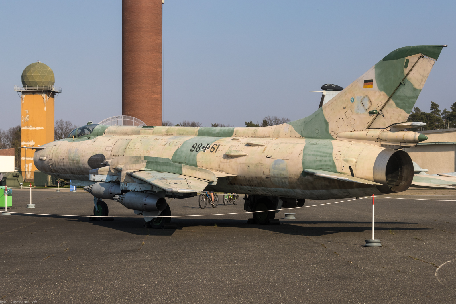 Музей люфтваффе в Берлине дальняя площадка: египетский Су-20 для НАТО. 