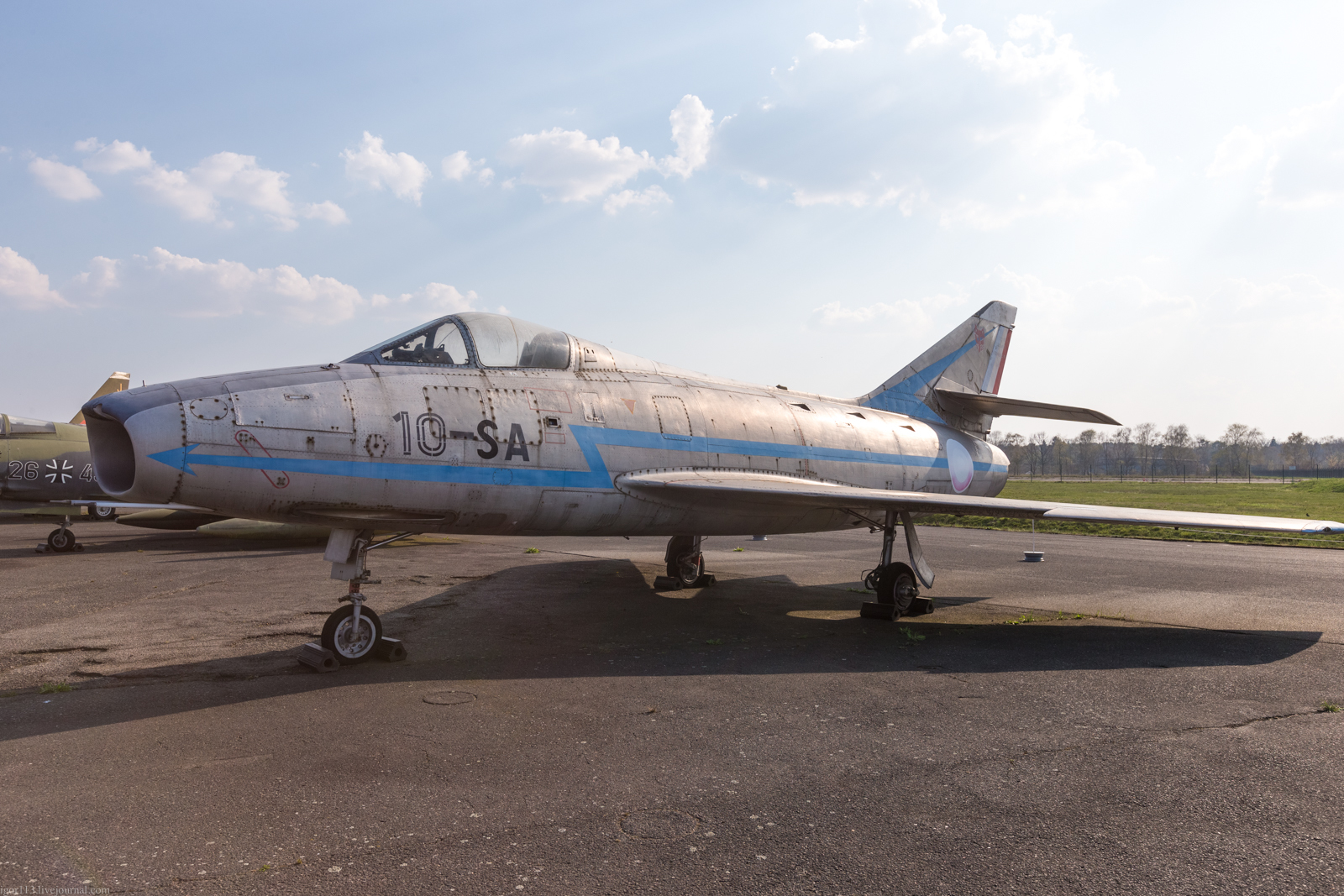 Музей люфтваффе в Берлине дальняя площадка: истребитель-перехватчик Dassault 