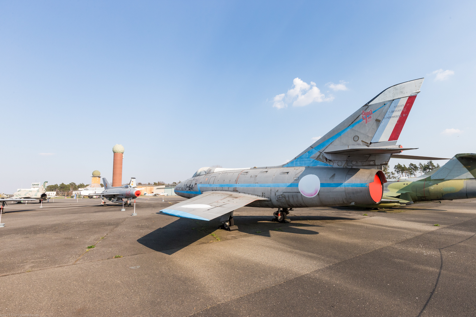 Музей люфтваффе в Берлине дальняя площадка: истребитель-перехватчик Dassault 