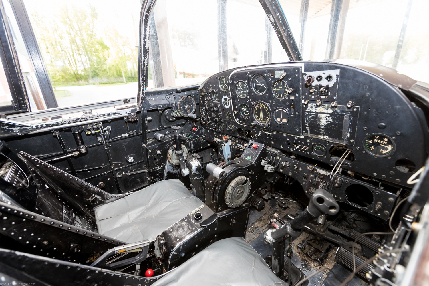 Aviodrome в Lelystad : кабина Jet Provost T.3.