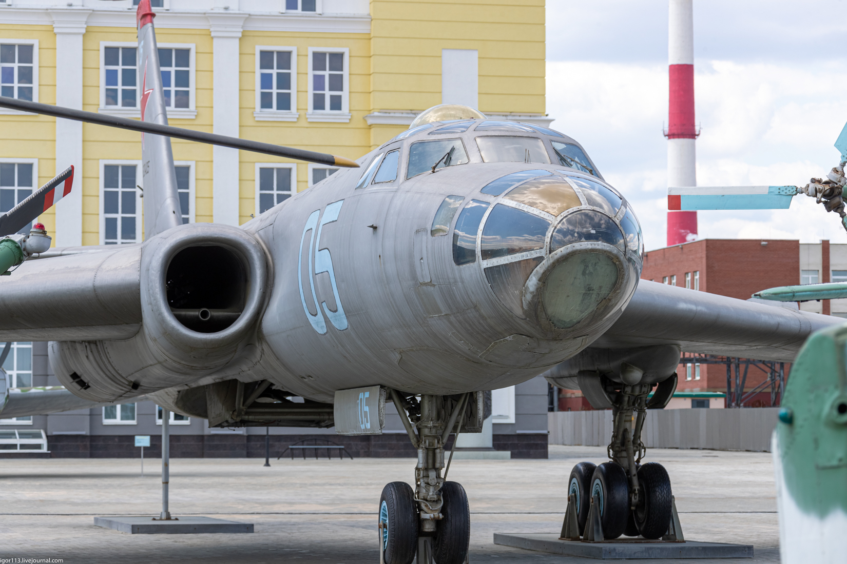 Музей техники в Верхней Пышме: самолет лаборатория Ту-16ЛЛ. 