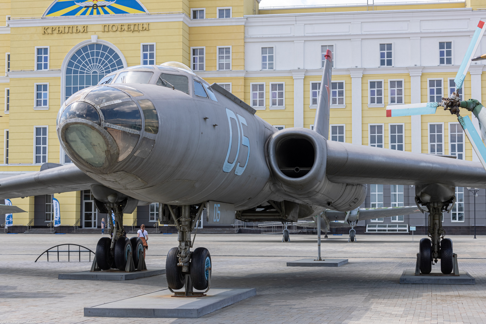 Музей техники в Верхней Пышме: самолет лаборатория Ту-16ЛЛ. 