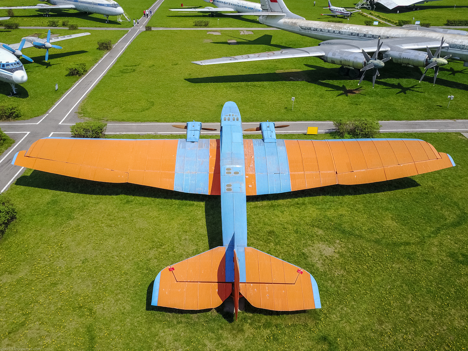 Ульяновский музей Гражданской авиации : цельнометаллический бомбардировщик 