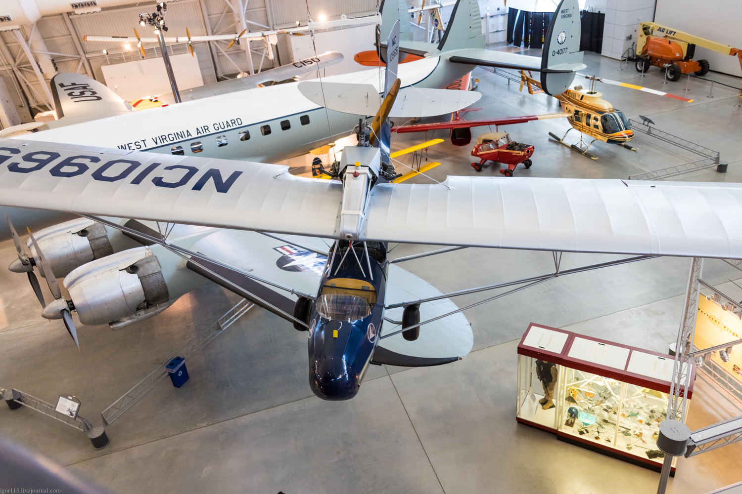  Steven f udvar-hazy center, 2018 год: легкий самолет Curtiss-Wright CW-1 
