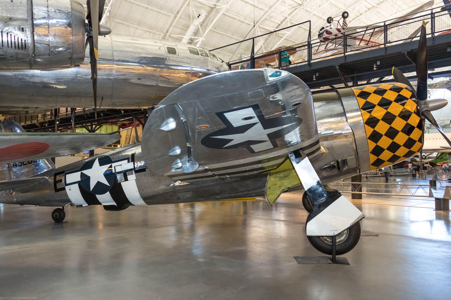 Republic P-47D-25(40) Thunderbolt из различных музеев. 