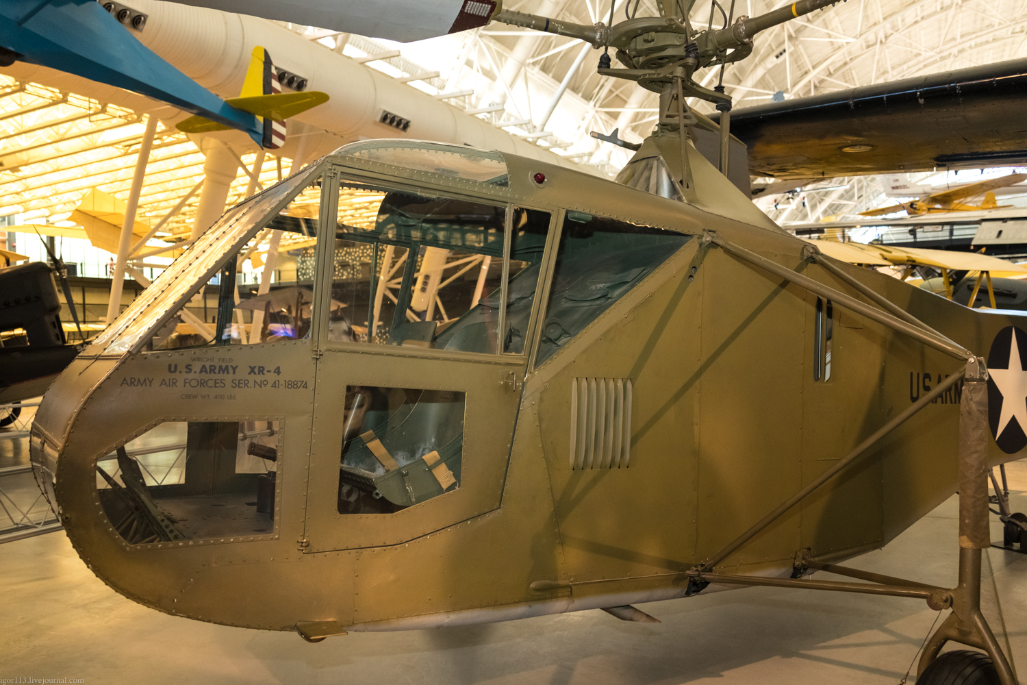  Steven f udvar-hazy center,2018 год: первый в мире серийный вертолет Sikorsky 
