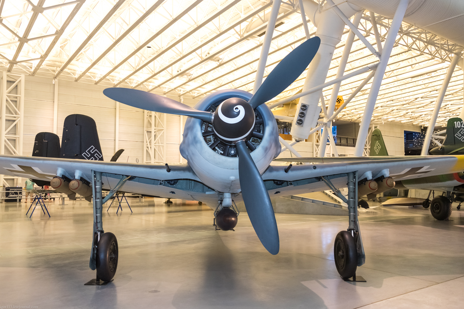 Музеи мира: штурмовик Focke-Wulf FW-190 F-8 «Würger» 