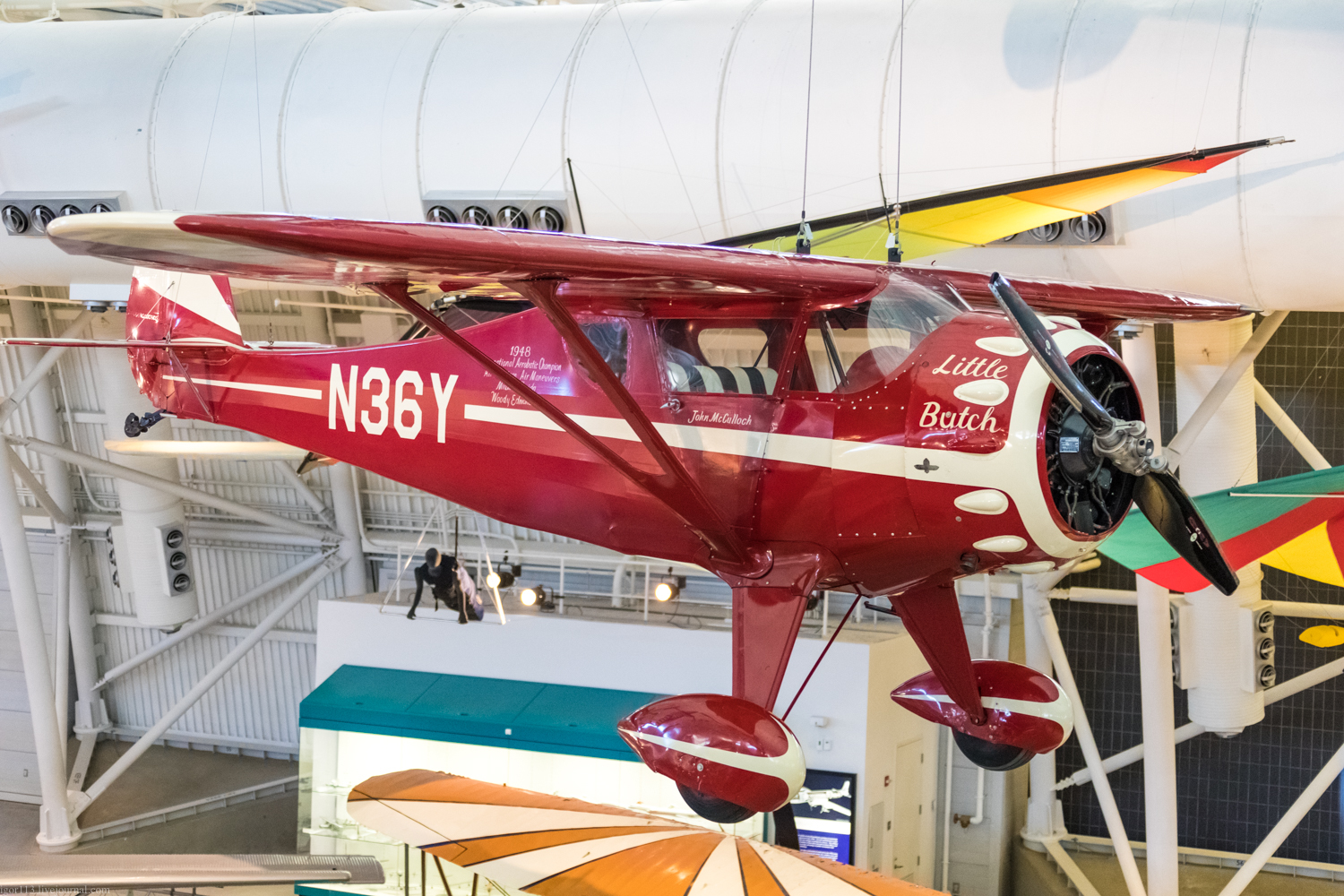 Steven f udvar-hazy center, 2018 год: самолет для авиашоу Monocoupe 110 Special. 