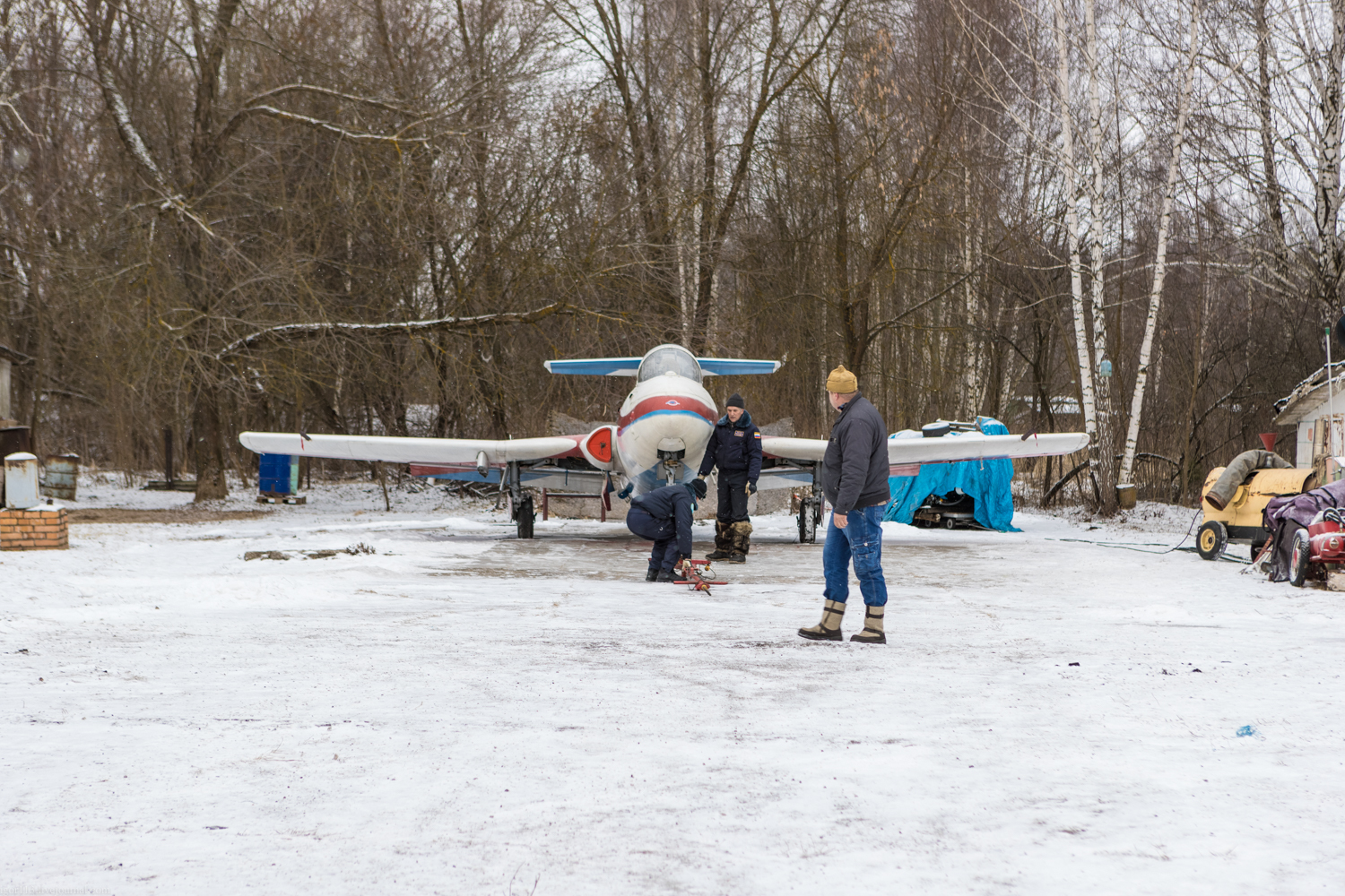 Шашлык на аэродроме Орешково 13 января 2018 года ч1. 
