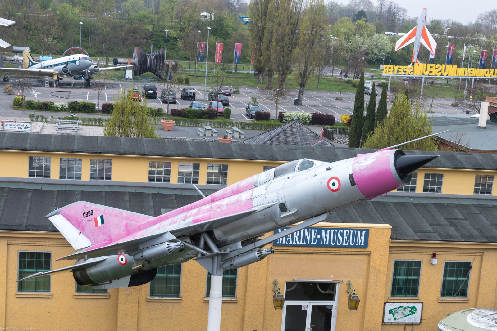 Технический музей в Шпеере: истребитель МиГ-21СПС