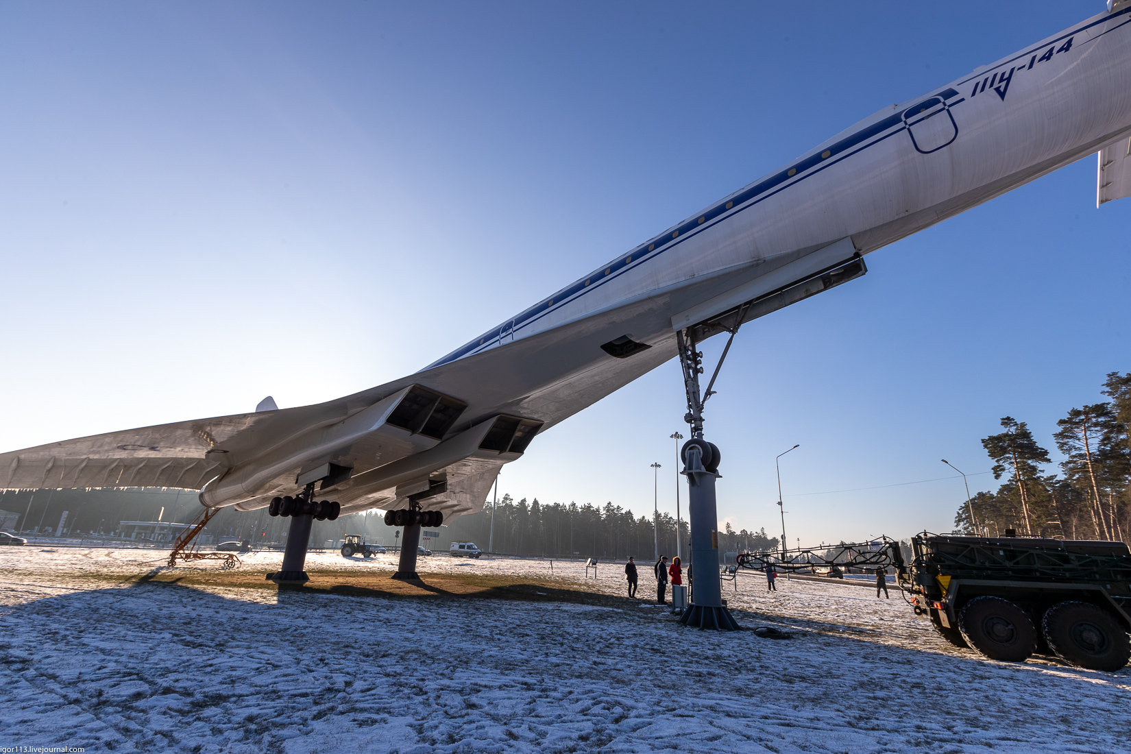 Ту-144 СССР-77114 в Жуковском 07 декабря 2020 года ч3 
