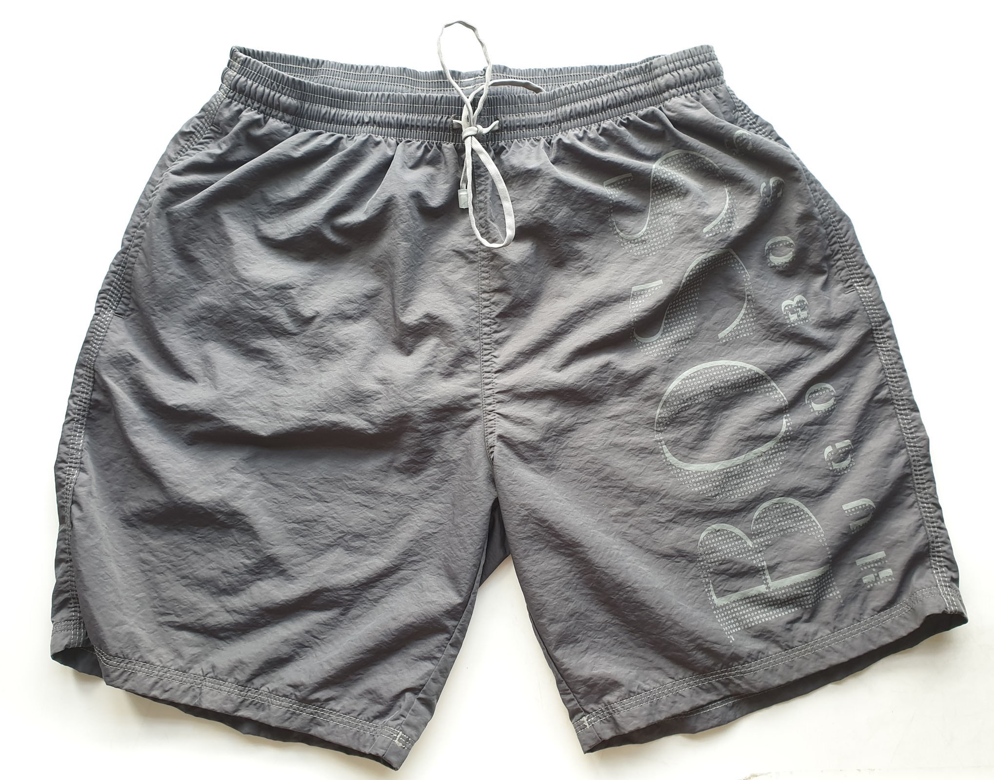 grey hugo boss swim shorts